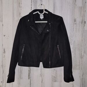 John + Jenn Suede Moto Jacket